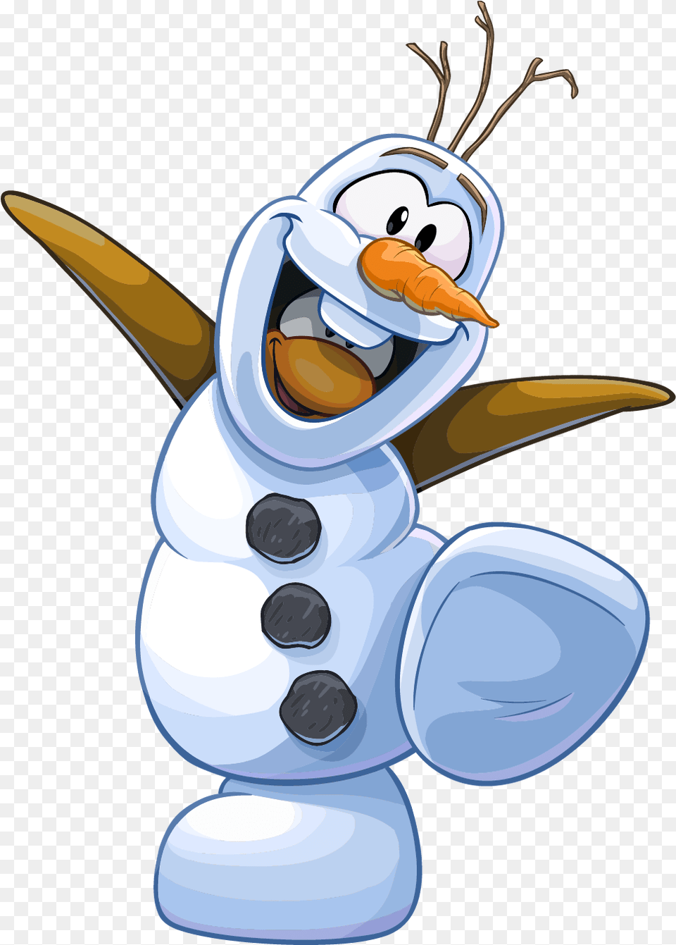 Disney Frozen Club Penguinolaf Club Penguin Olaf Club Penguin Frozen, Nature, Outdoors, Winter, Snow Free Png Download