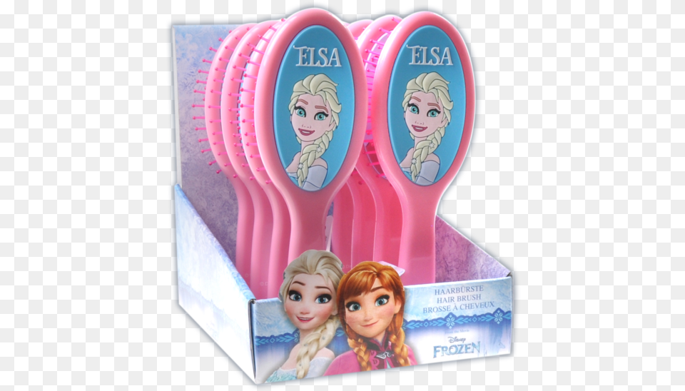 Disney Frozen Elsa Cameo Hairbrush Townley Disney Frozen Hair Accessories Set 8 Pc, Brush, Device, Tool, Baby Free Transparent Png
