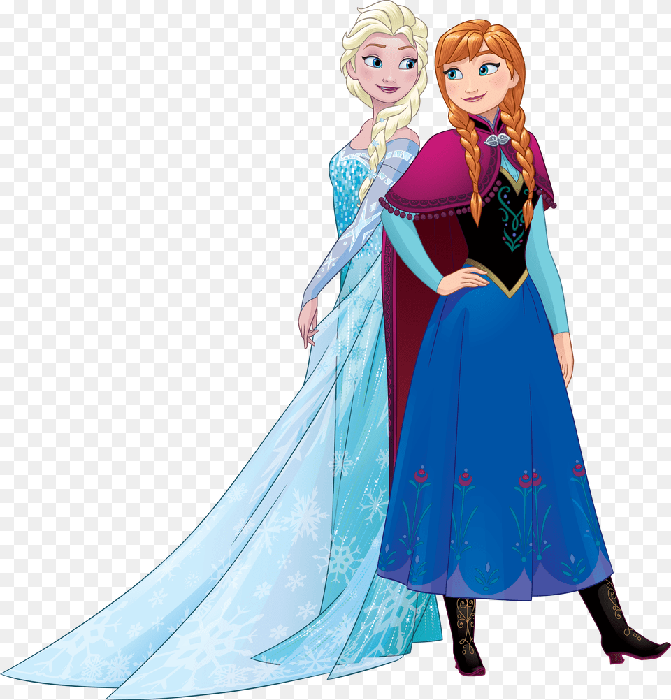 Disney Frozen Frozen Anna, Adult, Person, Gown, Formal Wear Png