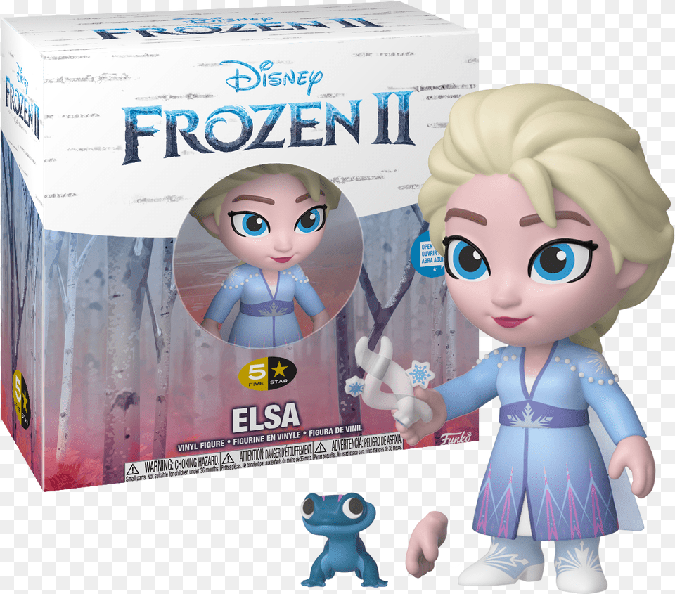 Disney Frozen Ii Elsa U2013 5star Vinyl Figure Funko 5 Star Disney Frozen 2 Elsa, Doll, Toy, Baby, Person Free Png