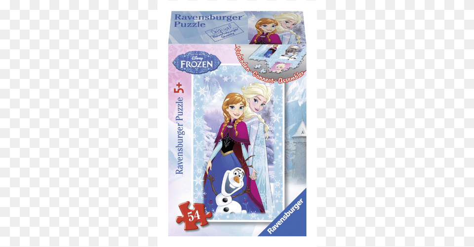 Disney Frozen Puzzle Elsaannaolaf Ravensburger Display Frozen Minipuzzle, Publication, Book, Comics, Adult Free Png Download