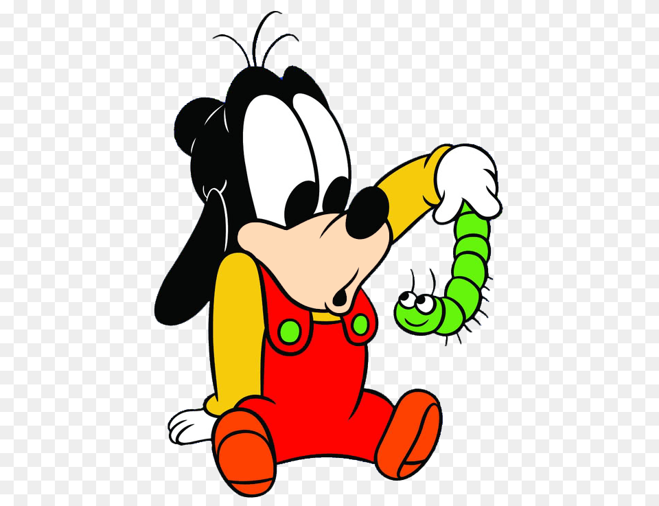 Disney Goofy Black And White Clipart, Cartoon, Baby, Person, Plush Free Png