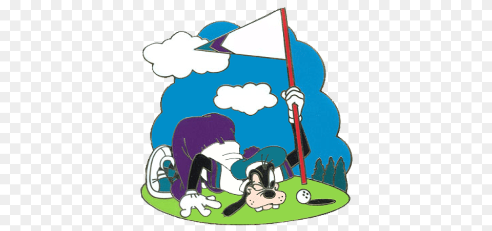 Disney Goofy Golf Clipart Free Clipart, Book, Comics, People, Person Png