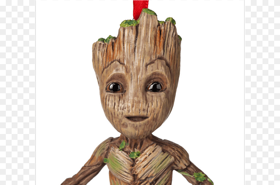 Disney Guardians Of The Galaxy Groot Ornament Groot Christmas Ornament, Person, Face, Head, Wood Free Png