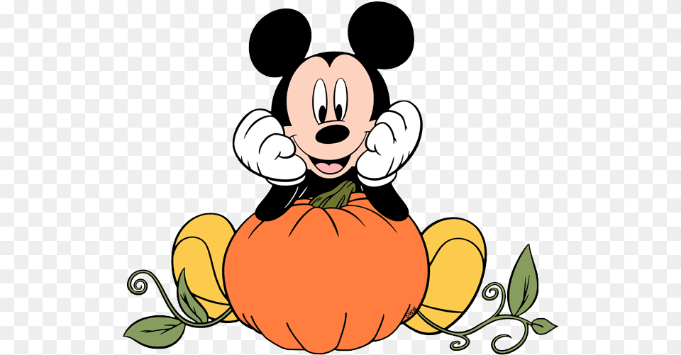 Disney Halloween Clip Art 2 Galore Mickey Mouse Pumpkin Clipart, Cartoon, Food, Plant, Produce Free Png