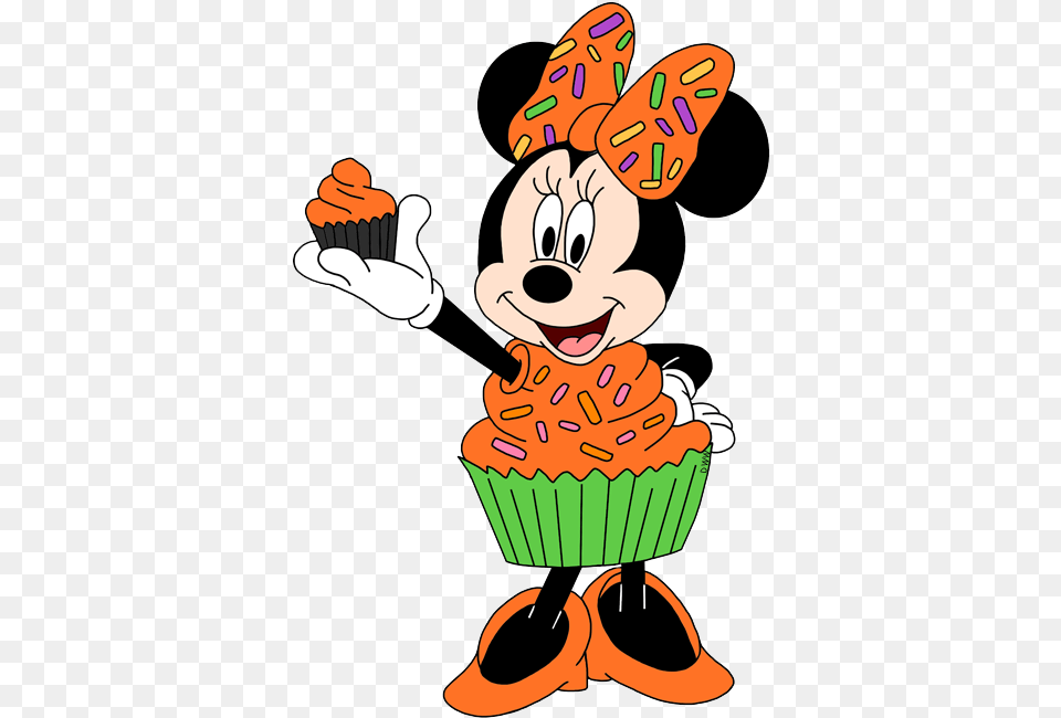 Disney Halloween Clip Art Galore Minnie Mouse Halloween Clipart, Cake, Food, Dessert, Cutlery Free Png