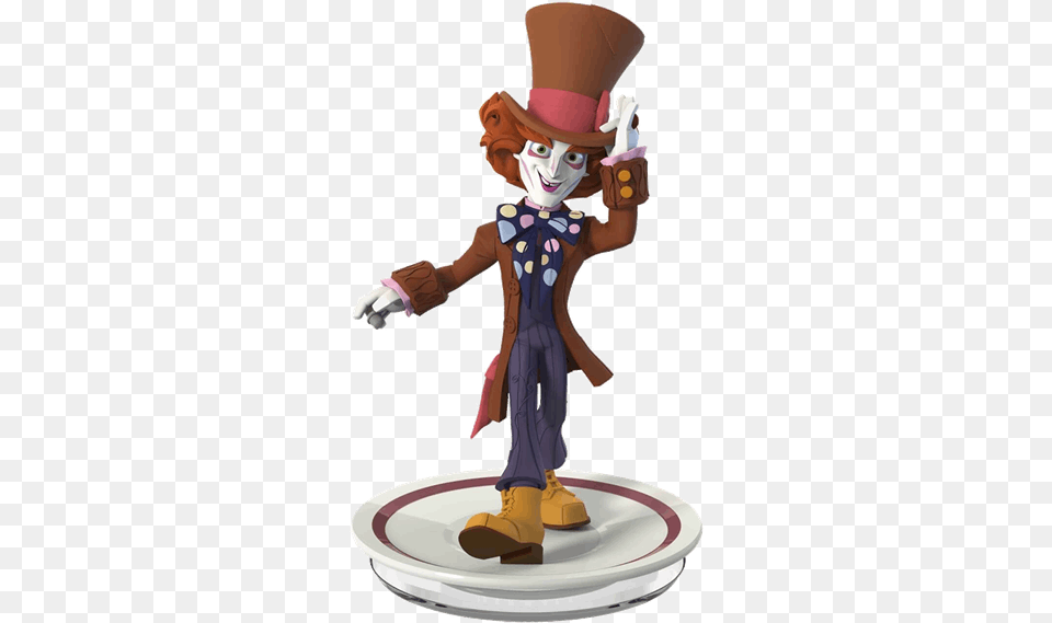 Disney Infinity Alice In Wonderland Mad Hatter, Baby, Person, Figurine Free Png