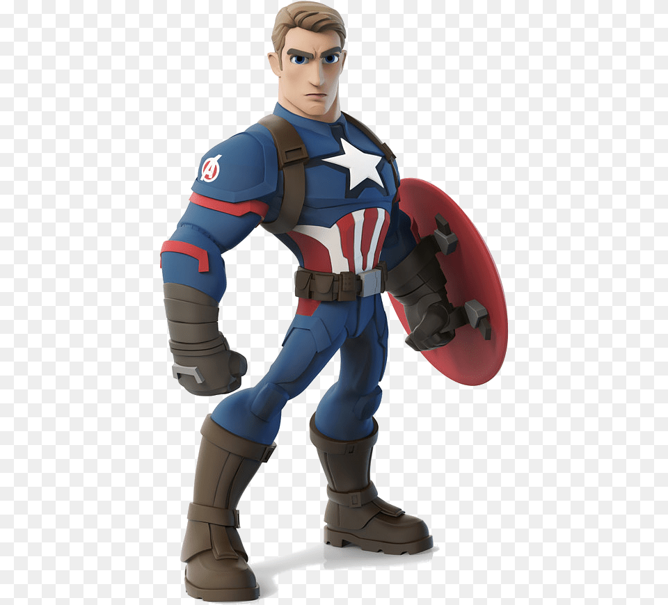 Disney Infinity Capitao America, Clothing, Costume, Person, Armor Free Png Download