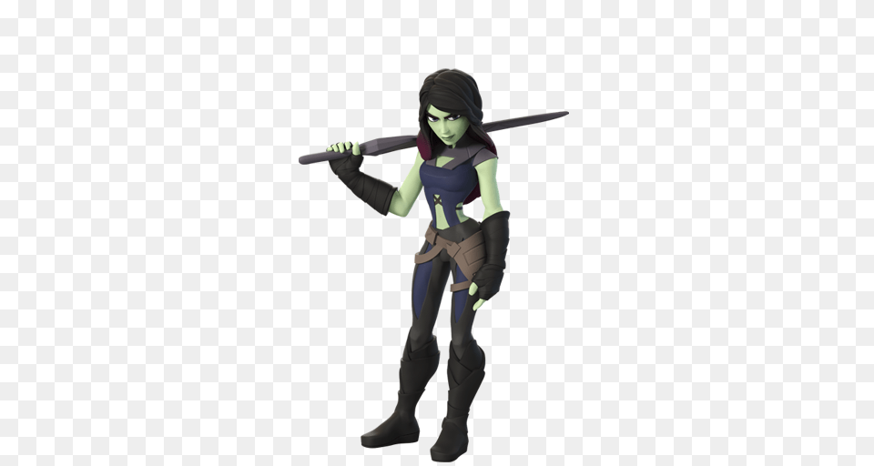 Disney Infinity Gamora, Adult, Person, Female, Woman Free Transparent Png