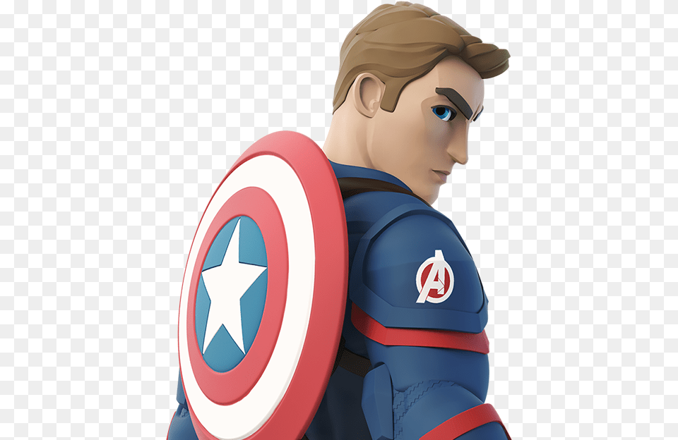 Disney Infinity Marvel Captain America, Adult, Armor, Female, Person Free Png