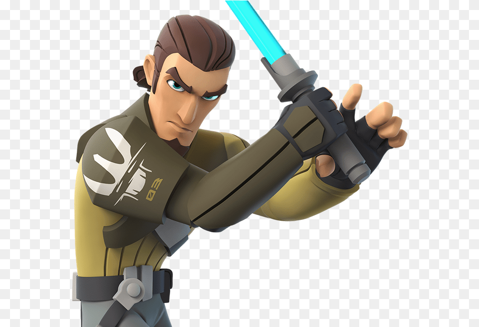 Disney Infinity Star Wars Rebels Kanan Jarrus, Weapon, Sword, Head, Face Png Image