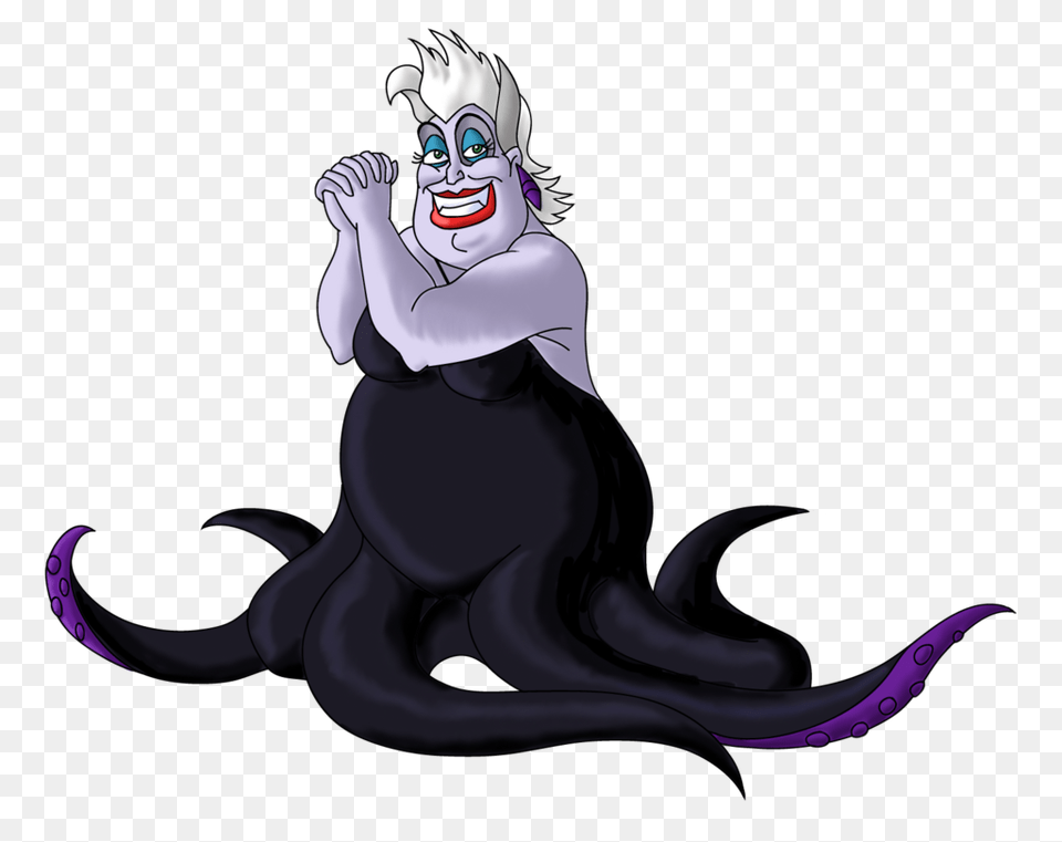 Disney Inspiration Ursula The Little Mermaid Sequin Lily, Publication, Book, Comics, Person Free Transparent Png