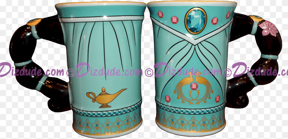 Disney Jasmine Sculptured Mug Disney Princess Collection Mugs, Cup, Stein, Art, Porcelain Free Png