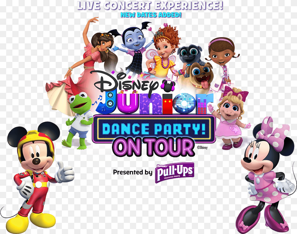 Disney Junior Dance Party Fall Tour Disney Junior Dance Party On Tour, Person, People, Toy, Doll Free Transparent Png
