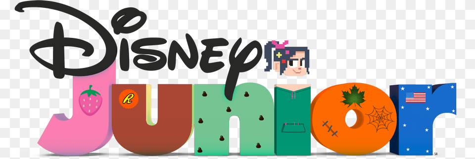 Disney Junior Logo Clipart Disney Junior Wreck It Ralph Logo, Text, Number, Symbol Free Png