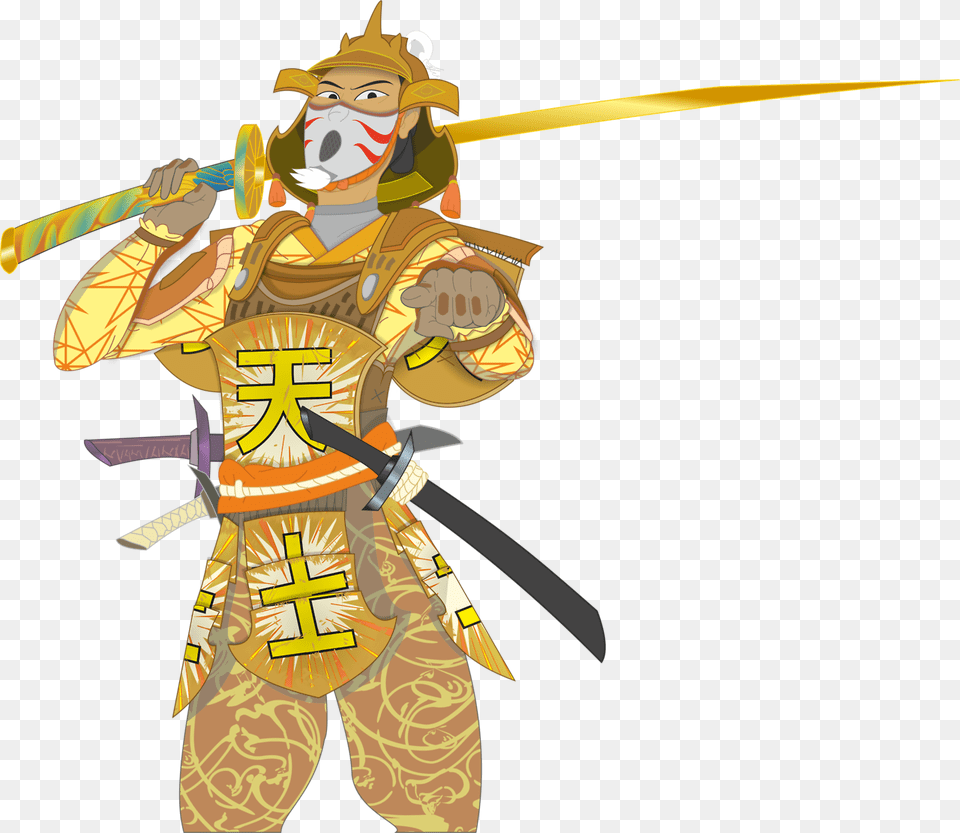 Disney Kensei Cartoon, Person, Samurai, Sword, Weapon Png