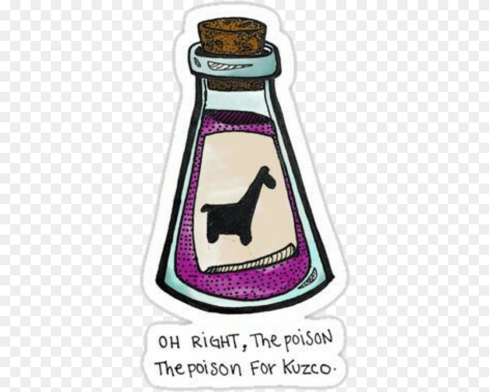 Disney Kuzco Poison Overlay Overlays Tumblr Aesthetic Stickers Hercules Poison, Bottle Png