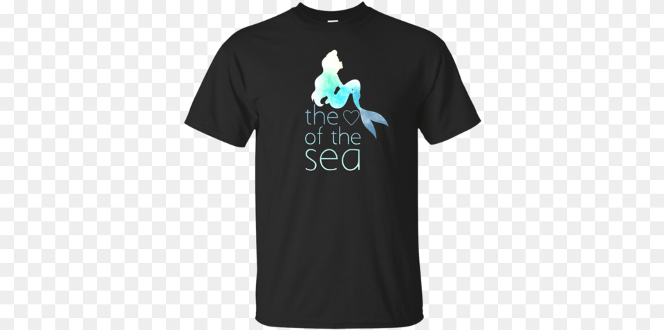 Disney Little Mermaid Heart Of The Sea Watercolor T Shirt Zombie Outbreak Response Team Tanks, Clothing, T-shirt Png Image