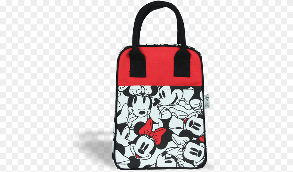 Disney Lunch Bag Minnie Mouse Flowers Tote Bag Case Garment Bag, Accessories, Handbag, Purse, Face Free Transparent Png