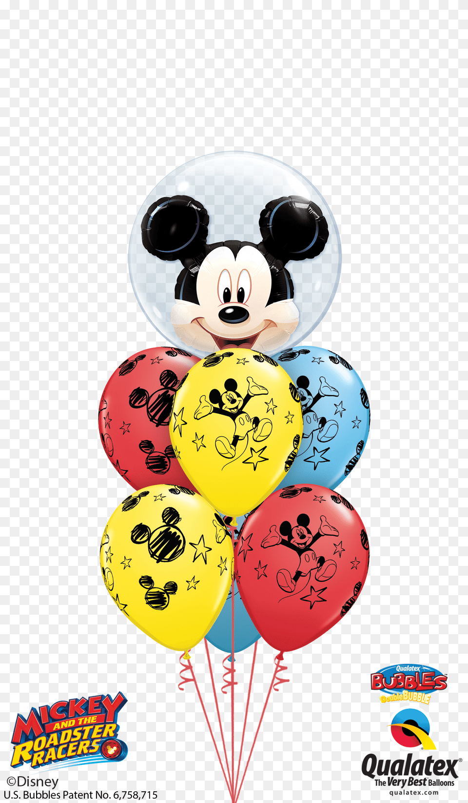 Disney Mickey Mouse Double Bubble At London Helium Minnie Mouse Balloons Free Png