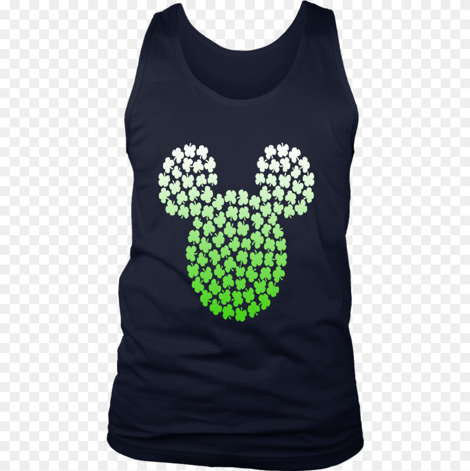 Disney Mickey Mouse Green Clovers St 4th Of July Drinking Shirts, Clothing, T-shirt, Tank Top, Pattern Free Transparent Png
