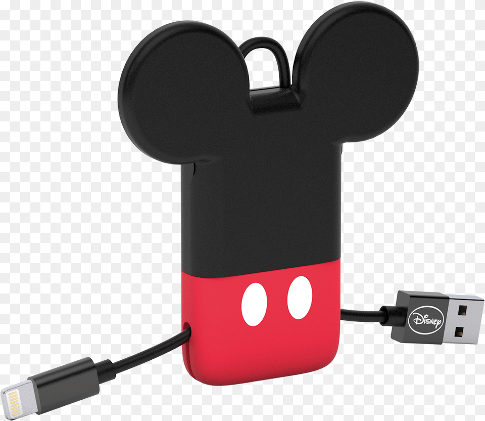 Disney Mickey Mouse Keyline Lightning Cable, Adapter, Electronics, Mailbox, Hardware Free Transparent Png