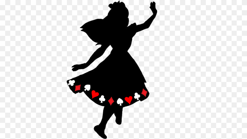 Disney Mickey Mouse Tags Scrap Alice In Wonderland Alice In Wonderland Silhouette, Dancing, Leisure Activities, Person, Baby Png Image
