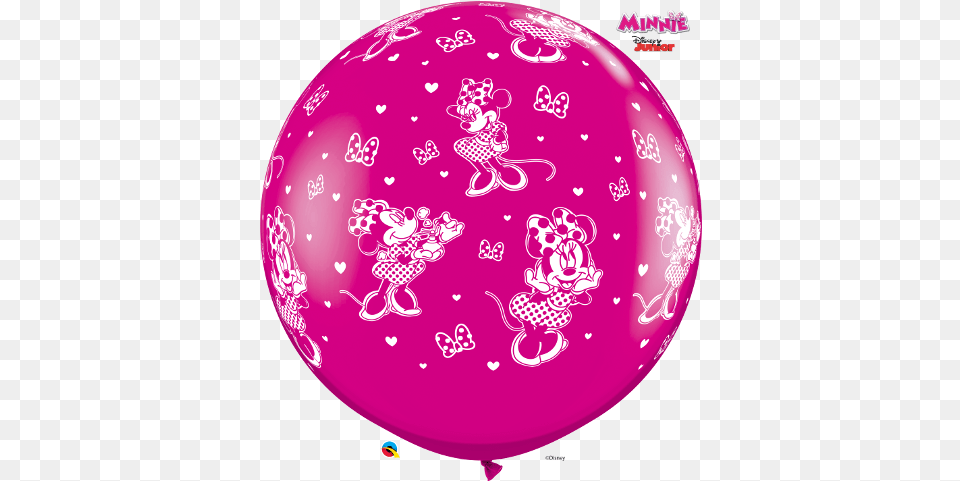Disney Minnie Mouse A Round Globos Bubble Disney, Balloon Free Transparent Png