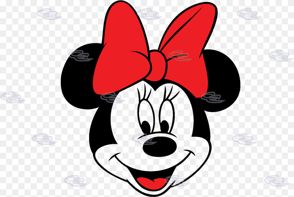 Disney Minnie Mouse Cute Red Bow Smiling Face Married Red Minnie Mouse Face, Accessories, Formal Wear, Tie, Bow Tie Free Png