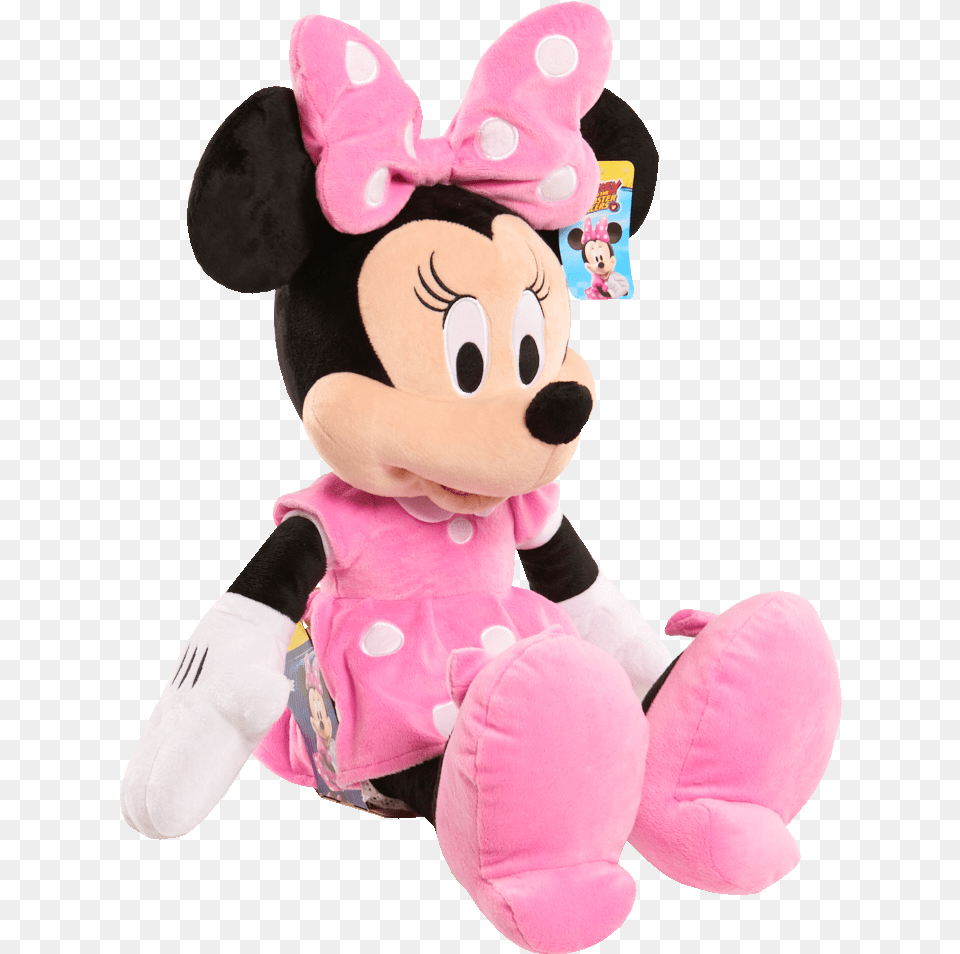 Disney Minnie Mouse Large Plush Minnie Mouse Doll, Toy Png