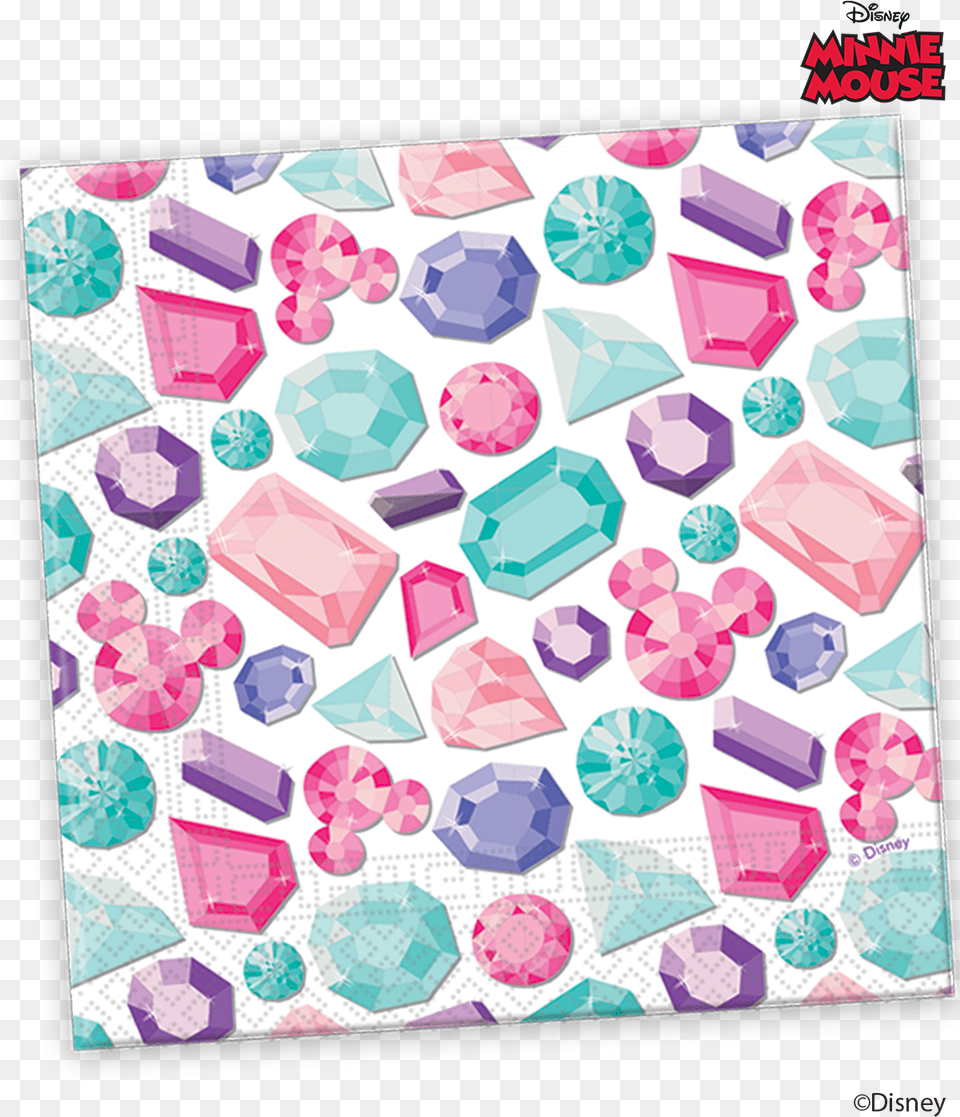 Disney Minnie Mouse Party Gem Napkinsclass Lazyload Minnie Mouse Gem Party, Mineral, Paper Free Png Download