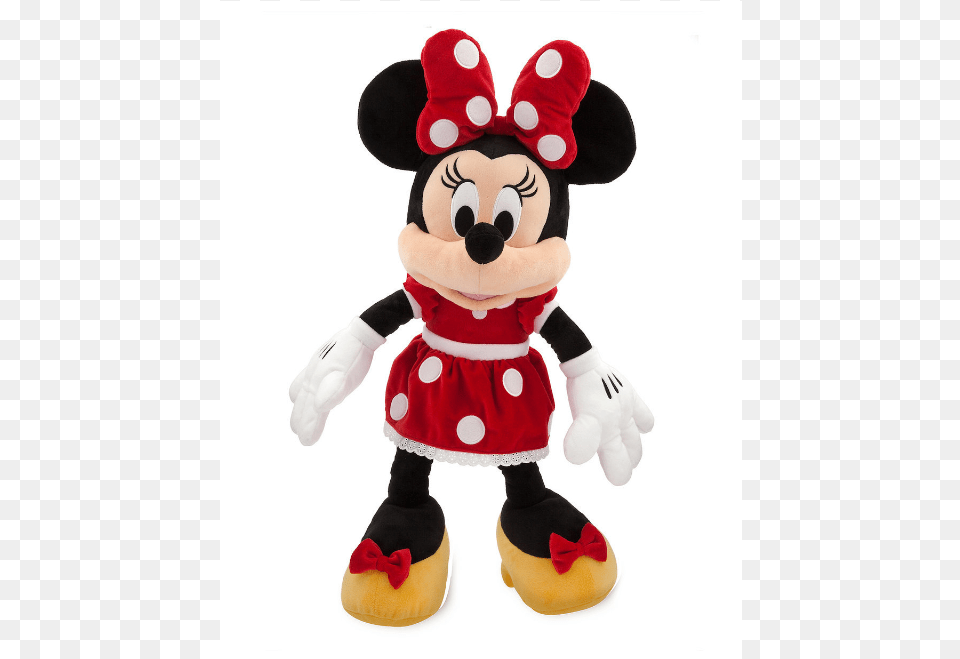 Disney Minnie Mouse Red Pluche Large Minnie Mouse Stuffed Toy, Plush, Teddy Bear Free Png Download
