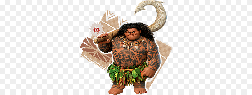 Disney Moana Specsavers New Zealand Maui And Moana, Adult, Female, Person, Woman Free Png Download