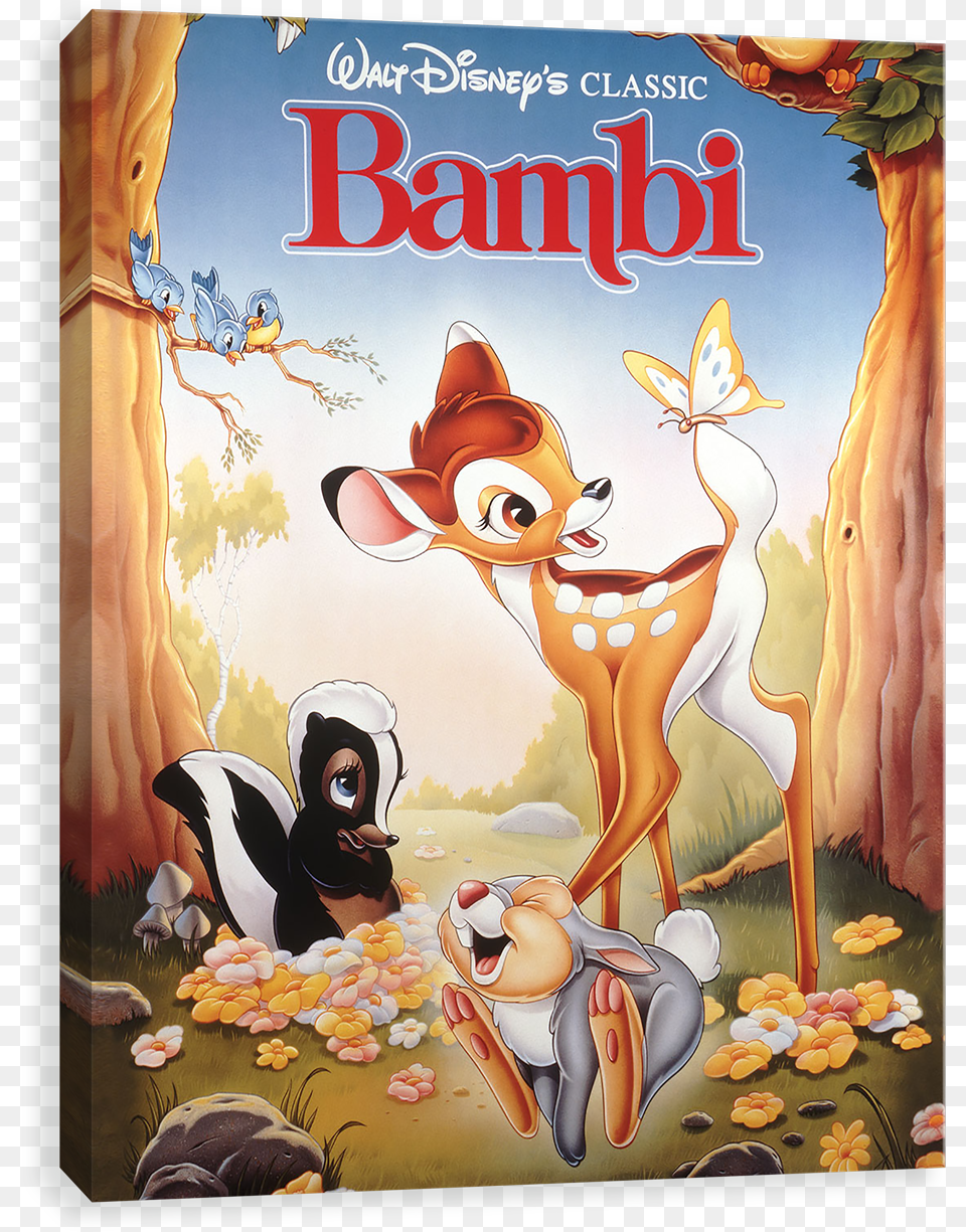 Disney Movie Bambi, Book, Publication, Comics, Baby Png