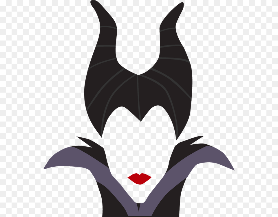 Disney Movies With Dark Origins Maleficent Silhouette Maleficent Black And White Clipart, Person, Accessories Png