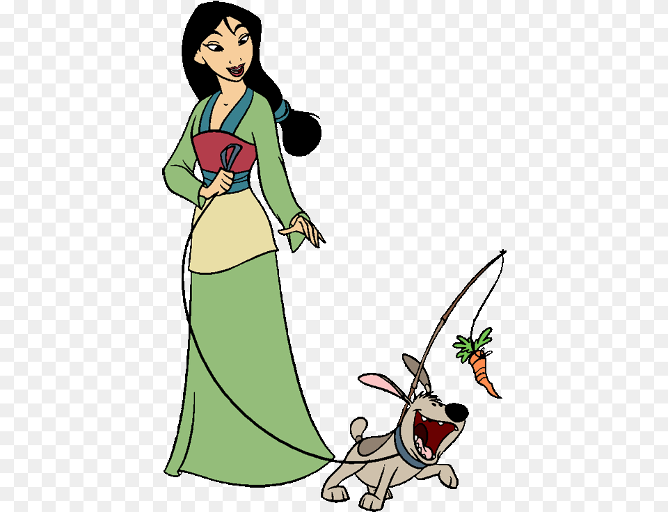 Disney Mulan And Little Brother, Adult, Person, Female, Woman Free Png
