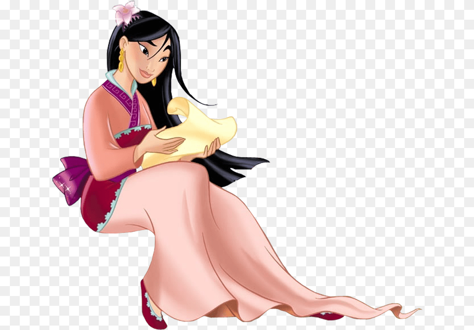 Disney Mulan Clipart Mulan Cherry Blossom Tree, Adult, Person, Gown, Formal Wear Free Transparent Png