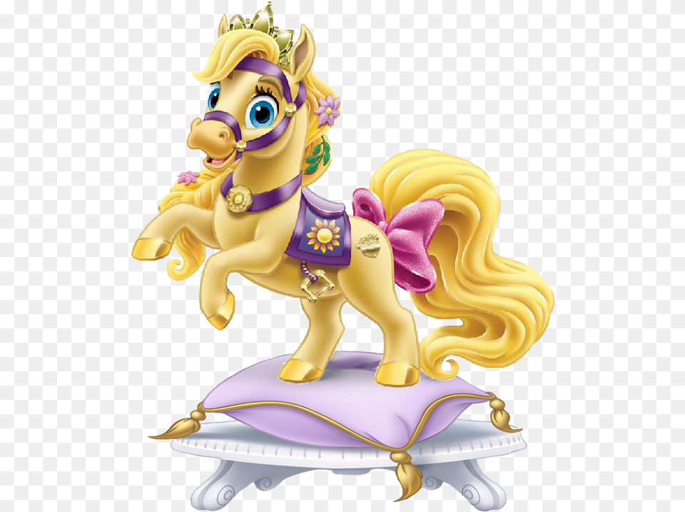 Disney Palace Pets Rapunzel Download Rapunzel39s Horse Palace Pets, Figurine, Baby, Person Free Png