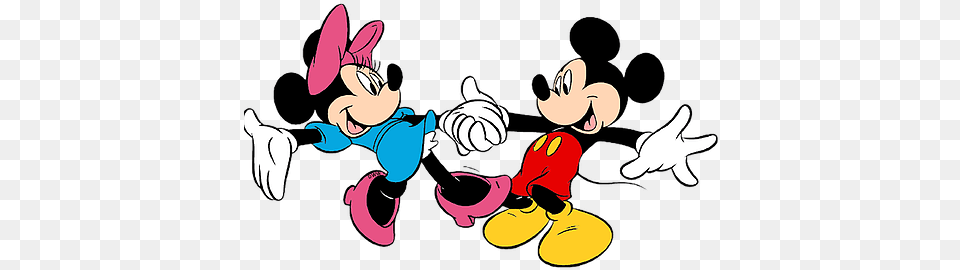 Disney Performance Dancing Mickey And Minnie, Cartoon Png