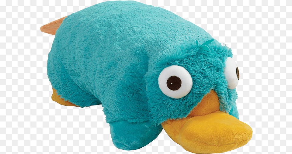 Disney Phineas And Ferb Perry The Platypus Pillow Pet Pillow Pets Disney, Plush, Toy, Teddy Bear Free Png Download