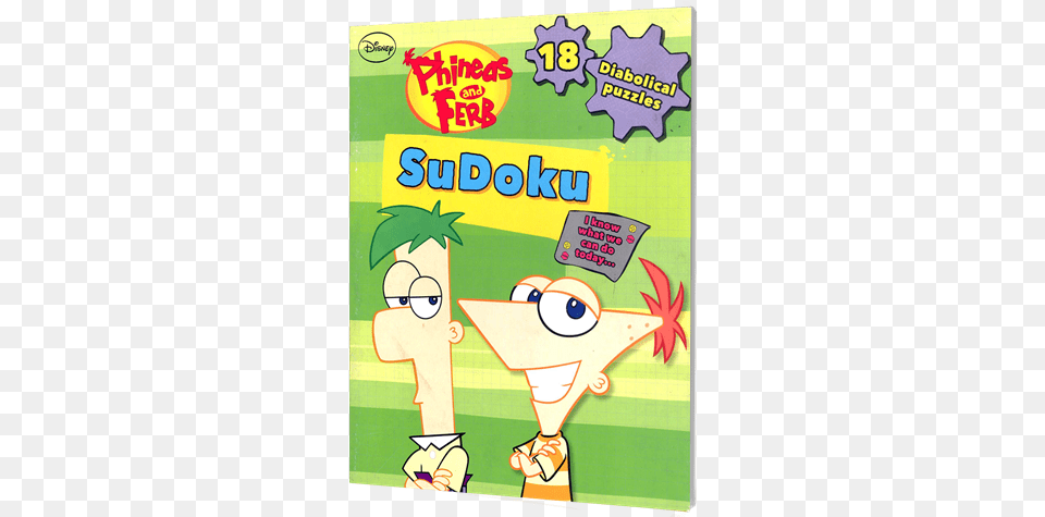 Disney Phineas And Ferb Sudoku Book Phineas And Ferb Sudoku Book, Comics, Publication, Advertisement, Poster Png