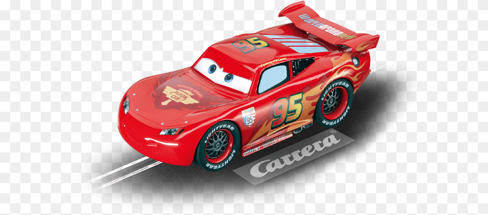Disney Pixar Cars Lightning Mcqueen Carrera Digital 132 Cars 2 Mcqueen, Car, Vehicle, Transportation, Sports Car Free Transparent Png