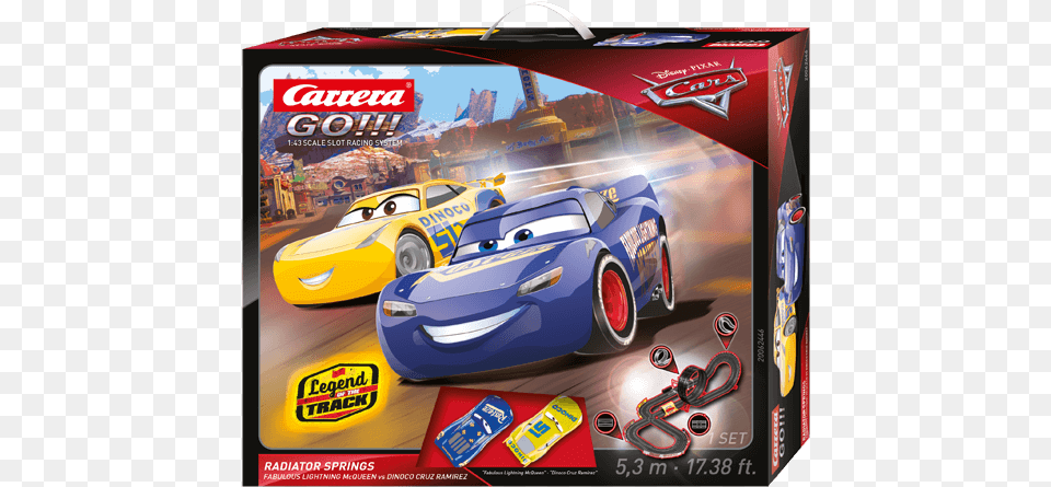 Disney Pixar Cars Radiator Springs Cars 3 Carrera Go Sets, Car, Vehicle, Transportation, Sports Car Free Png Download
