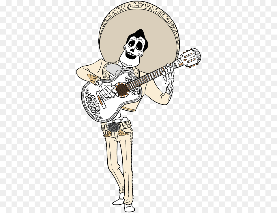 Disney Pixar S Art Galore Ernesto De Ernesto De La Cruz Coco, Guitar, Musical Instrument, Person, Clothing Free Png