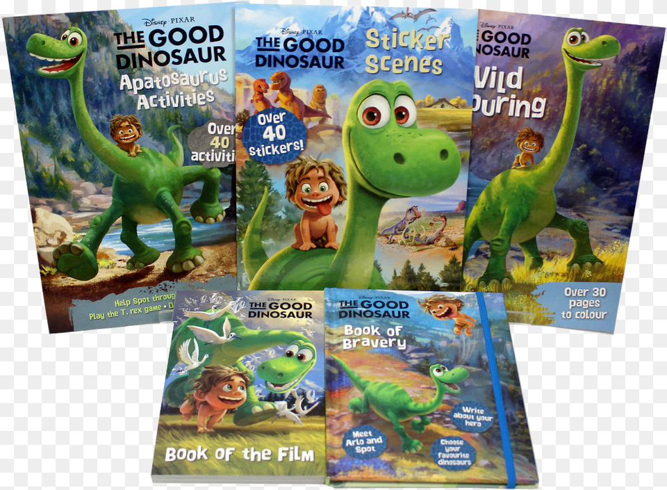 Disney Pixar The Good Dinosaur Apatosaurus Activities, Animal, Reptile, Book, Publication Free Png Download