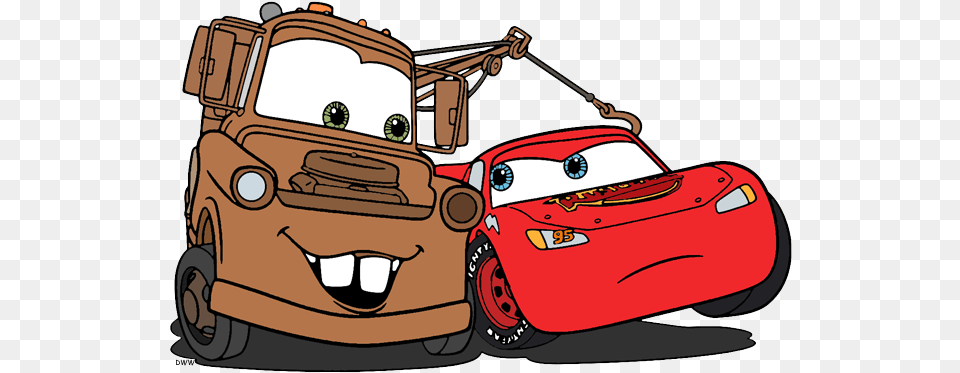 Disney Pixaru0027s Cars Clip Art 3 Galore Mater And Lightning Mcqueen, Tow Truck, Transportation, Truck, Vehicle Png