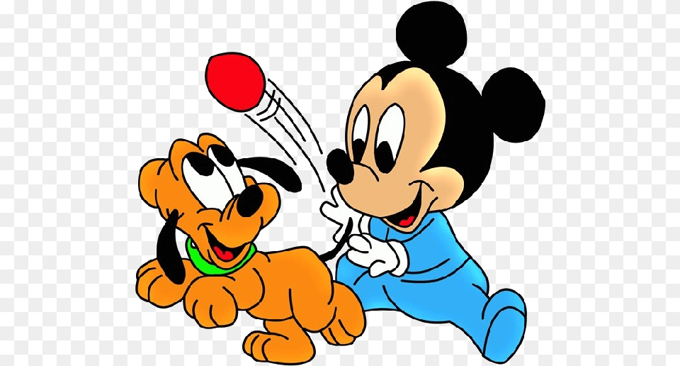 Disney Pluto The Dog Cartoon Clip Art On A Transparent Mickey E Pluto Baby, Person Free Png Download