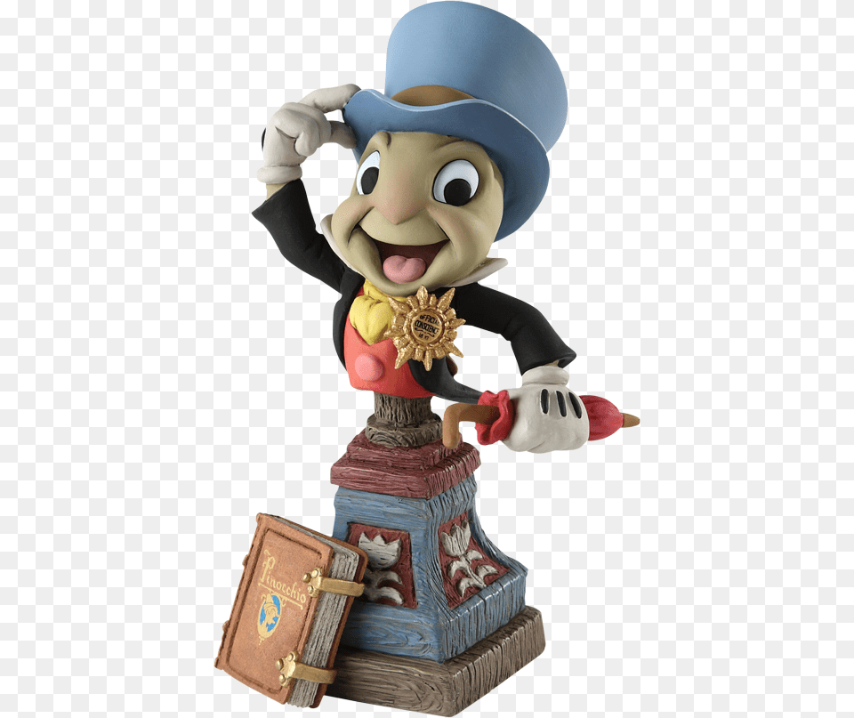Disney Polystone Bust Jiminy Cricket, Figurine, Baby, Person Free Transparent Png