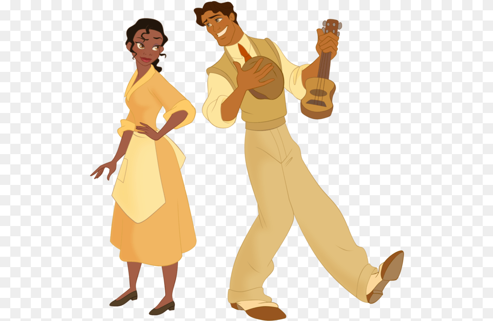 Disney Prince Naveen And Tiana, Adult, Person, Leisure Activities, Woman Free Png Download