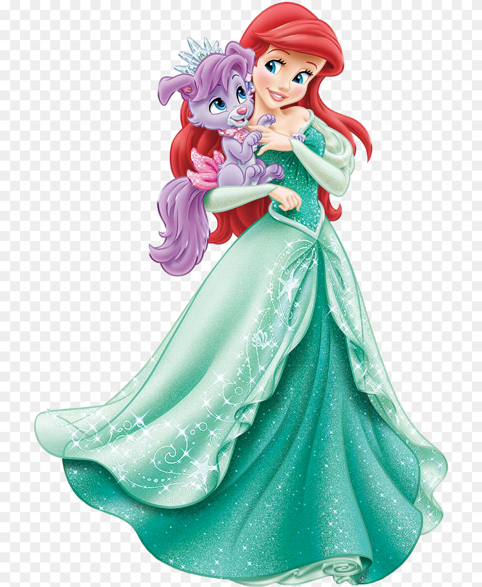 Disney Princess Ariel And Pet, Doll, Toy, Face, Head Free Png Download